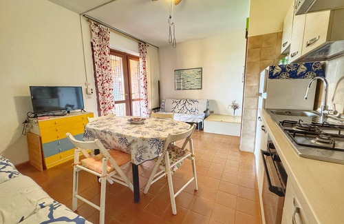 Stintino Appartement | Appartement "Casa 3" avec vue sur la mer, terrasse privée et jardin partagé