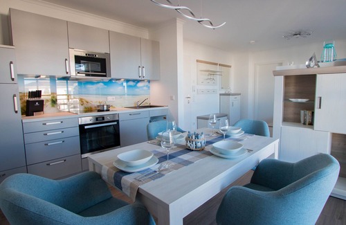 Boergerende-Rethwisch Appartement | Vie de plage appartement. 2 chambres, mobilier de haute qualité, superbes vues sur la mer!
