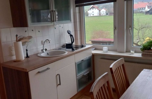 Stormbruch Appartement | Apartamento grande en Stormbruch con terraza
