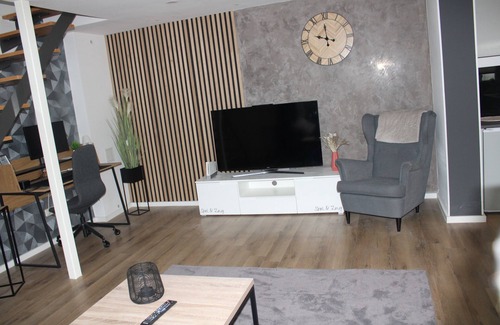Rodgau Appartement | Appartement "Design Immo Rhein Main Rodgau" avec jardin partagé et Wi-Fi