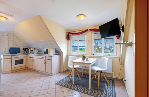 Norderhafen Appartement | Appartement 'Ebbe Und Flut' avec jardin partagé et balcon