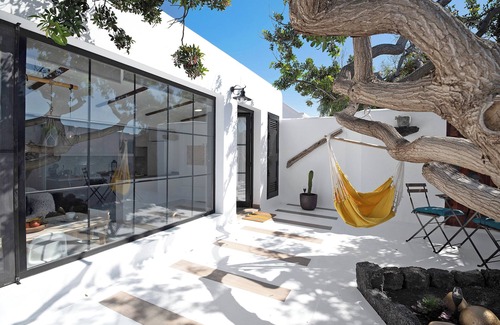 Arrecife Appartement | Appartement "El Jable"; avec vue montagnes, jardin, climatisation et Wi-Fi.
