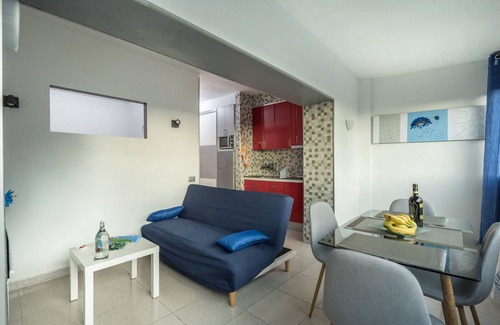 Puerto de la Cruz Appartement | Appartement "Estudio Bel Air" près de la mer avec vue sur la mer, Wi-Fi et jardin