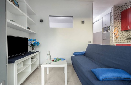 Puerto de la Cruz Appartement | Appartement "Estudio Bel Air" près de la mer avec vue sur la mer, Wi-Fi et jardin