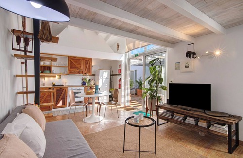 Vila Real Santo Antonio Appartement | Appartement "Estúdio Casa Do Limoeiro" avec jardin privé, Wi-Fi et climatisation