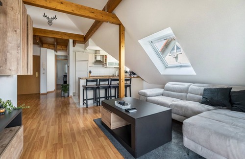 Doberschau Appartement | Appartement 'Ferienwohnung Doberschau' avec vue sur les montagnes, terrasse privée et Wi-Fi