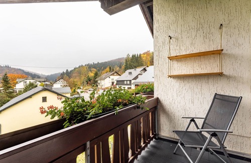 Stryck Appartement | Appartement "Ferienwohnung 4" avec jardin partagé, balcon et Wi-Fi