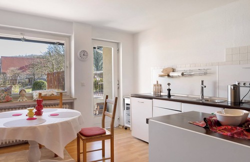 Germete Appartement | Appartement 'Ferienwohnung Am Kurpark' avec terrasse privée et Wi-Fi