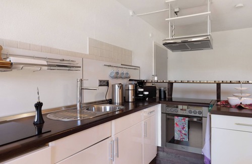 Germete Appartement | Appartement 'Ferienwohnung Am Kurpark' avec terrasse privée et Wi-Fi