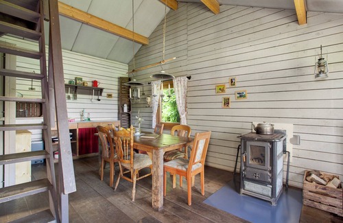Niederlandenbeck Appartement | Appartement 'Ferienhütte Berken' avec terrasse privée et jardin partagé