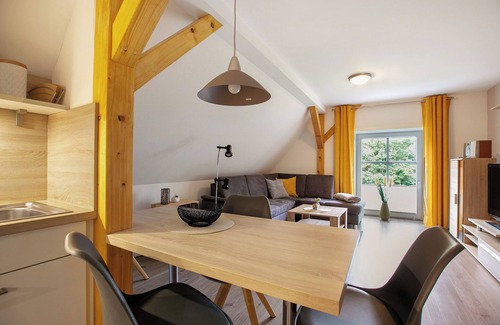 Nordstrand Appartement | Appartement 'Ferienhof Jacobsen 1' avec terrasse partagée, jardin partagé et Wi-Fi
