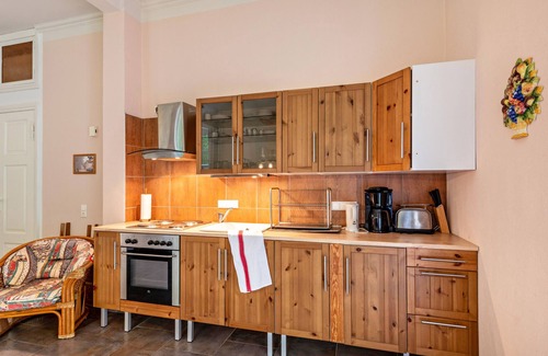 Krakow am See Appartement | Appartement 'Ferienwohnung 10 - Barrierefrei' avec terrasse privée et jardin partagé