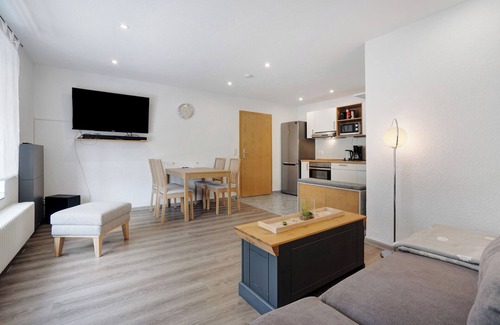 Groskoschen Appartement | Appartement 'Ferienwohnung Zur Kirche' avec jardin partagé et Wi-Fi