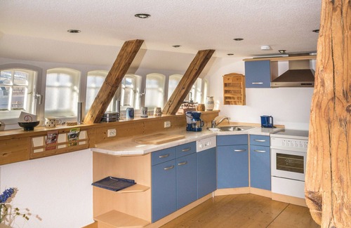 Waltersdorf Appartement | Appartement 'Ferienwohnung Am Heideborn' avec vue sur la montagne, jardin partagé et Wi-Fi