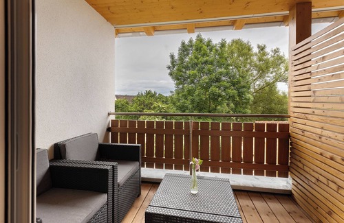 Unadingen Appartement | Appartement 'Ferienwohnung Mauchach' avec jardin partagé, balcon et Wi-Fi