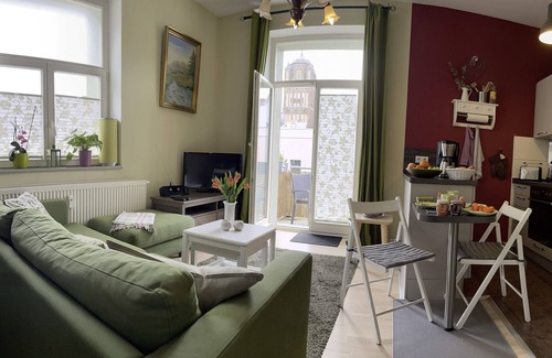 Old Town Appartement | Appartement 'Ferienwohnung Truding' avec balcon et Wi-Fi