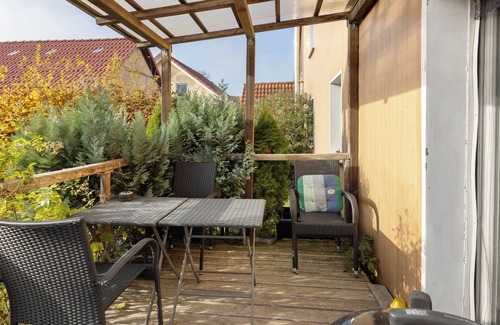 Huefingen Appartement | Appartement 'Ferienwohnung 1' avec terrasse privée, jardin partagé et Wi-Fi