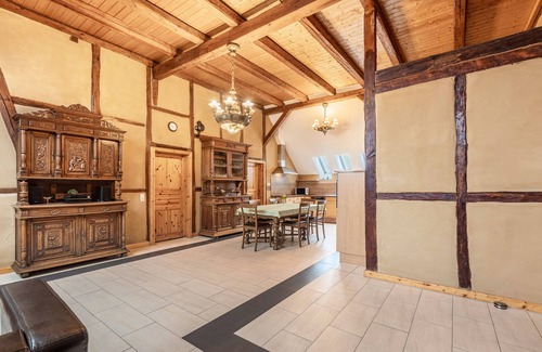 Krostitz Appartement | Appartement 'Ferienwohnung Nr 6 Eiche' avec jardin partagé et Wi-Fi