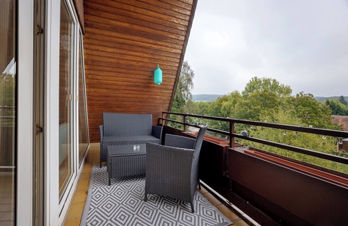 Heessen Appartement | Appartement 'Ferienwohnung Berti' avec balcon et Wi-Fi