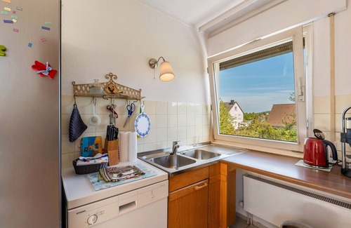 Marburg Appartement | Appartement 'Ferienwohnung Oberamsel' avec terrasse privée, jardin partagé et Wi-Fi