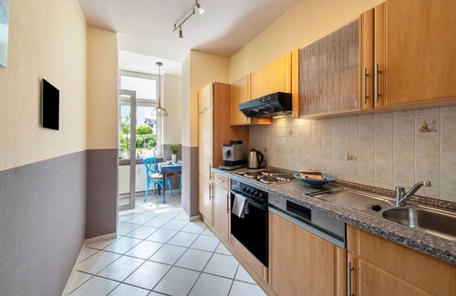 Stadtmitte Appartement | Appartement 'Ferienwohnung 'rostocker 7'' avec balcon et Wi-Fi