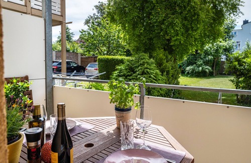 Stadtmitte Appartement | Appartement 'Ferienwohnung 'rostocker 7'' avec balcon et Wi-Fi