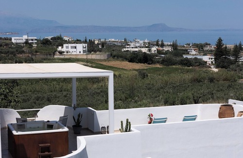 Rethymno Appartement | Appartement pour deux avec une vue superbe a la mer