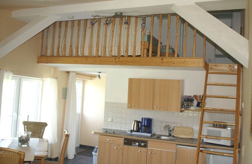 Putbus Appartement | Apartment for max. 5 people in nature and yet central garden and pool