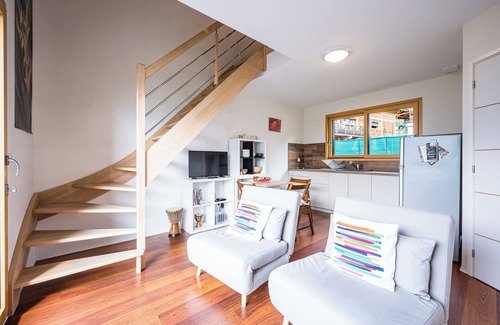 La Cote-dʼAime Appartement | Apartment 'La Côte D'Aime 44m2' with Mountain View, Shared Terrace and Wi-Fi