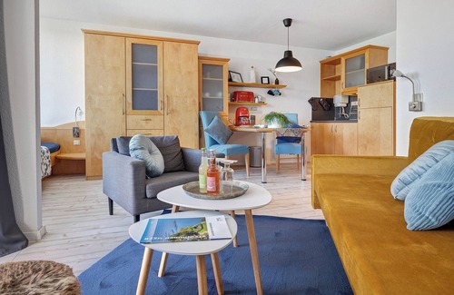 Region Hannover District Appartement | Appartement 'Fräulein Frida - Steinhude' avec balcon et Wi-Fi