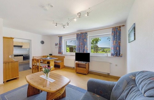 Boedefeld Appartement | Appartement "Gänseblümchen" avec terrasse privée, jardin partagé et Wi-Fi