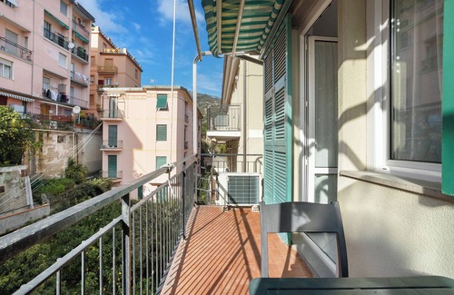 Cinque Terre Appartement | Appartement 'Gaia' avec vue sur mer, balcon et climatisation