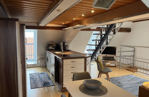 Absberg Appartement | Appartement 'Galeriewohnung Mit Seeblick' avec vue sur le lac, balcon et Wi-Fi