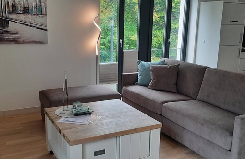 Prora Appartement | Appartement "Gardensuite Binz" avec piscine, Wi-Fi et terrasse