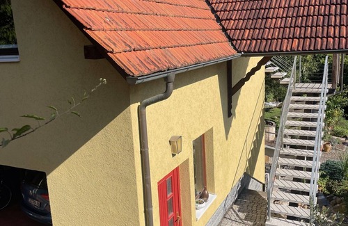 Wingerode Appartement | Appartement "Ferienwohnung Gaßmann" avec jardin partagé, balcon et Wi-Fi
