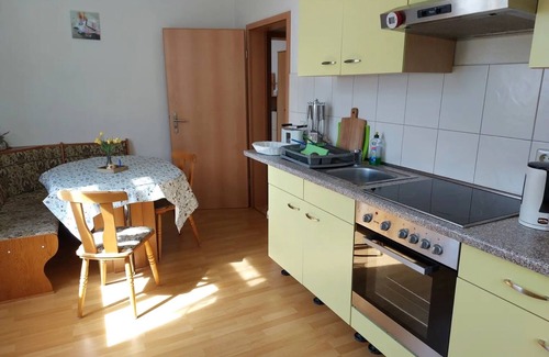 Doebeln Appartement | Appartement 'Giesis Wohlfühloase' avec terrasse partagée, jardin privé et Wi-Fi