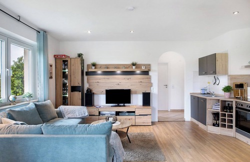 Habichtswald Appartement | Appartement "Glücksmomente" avec balcon et Wi-Fi