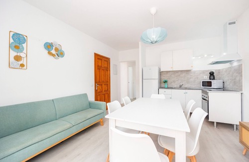 Cala Ferrera Appartement | Appartement 'Gran Sol Family 4' avec piscine partagée, Wi-Fi et climatisation