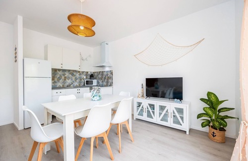 Cala Ferrera Appartement | Appartement 'Gran Sol Family 6' avec piscine partagée, Wi-Fi et climatisation