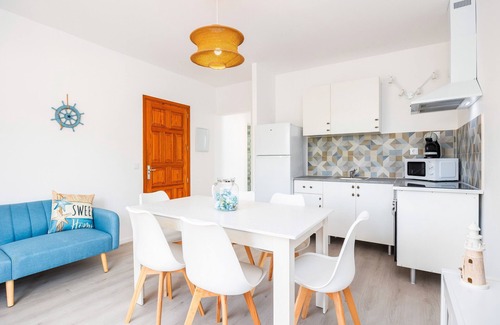 Cala Ferrera Appartement | Appartement 'Gran Sol Family 6' avec piscine partagée, Wi-Fi et climatisation