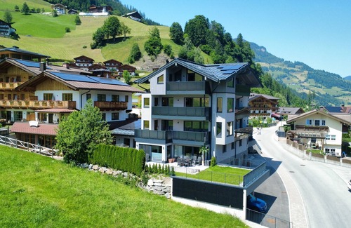 Grossarl Appartement | Appartement "Grauzone Grossarl App. Nr. 2 Home" avec vue sur la montagne, terrasse privée et Wi-Fi