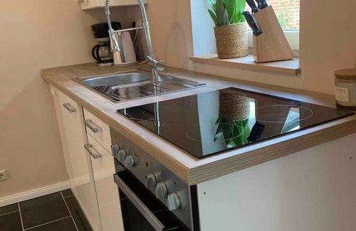 Ihlow Appartement | Appartement 'Grüner Friese' avec terrasse privée, jardin partagé et Wi-Fi