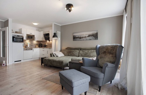 Sassnitz Appartement | Appartement "Hafenblick" avec vue sur la mer, balcon et Wi-Fi