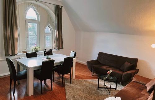 Bad Harzburg Appartement | Appartement 'Ferienwohnung Harzliebe' avec vue sur les montagnes, jardin privé et Wi-Fi
