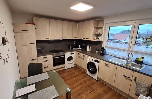 Calden Appartement | Appartement 'Helfensteinblick' avec vue sur les montagnes, balcon et Wi-Fi