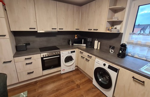 Calden Appartement | Appartement 'Helfensteinblick' avec vue sur les montagnes, balcon et Wi-Fi