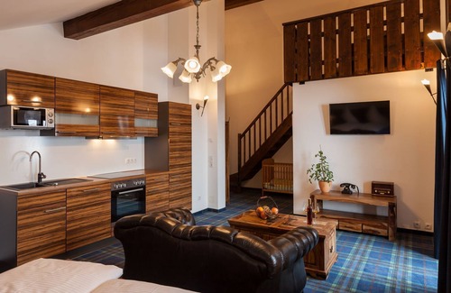 Hopfen am See Appartement | Apartment "Highlander Suite" in the Vitusfort house