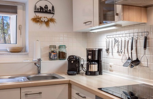 Sachsenhausen Appartement | Appartement "Im Kleinen Feld" avec terrasse privée, jardin privé et Wi-Fi