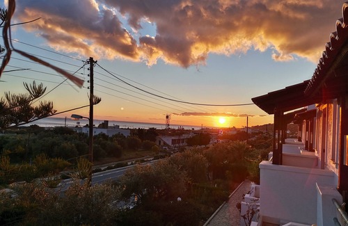 Ferma Appartement | Appartement dans un hôtel 'avec vue sur le jardin-Creta' avec vue sur la montagne et climatisation