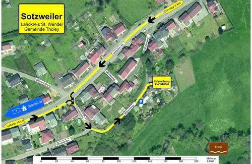 Bergweiler Appartement | Apartment in a quiet location on the flowing water of the Theel